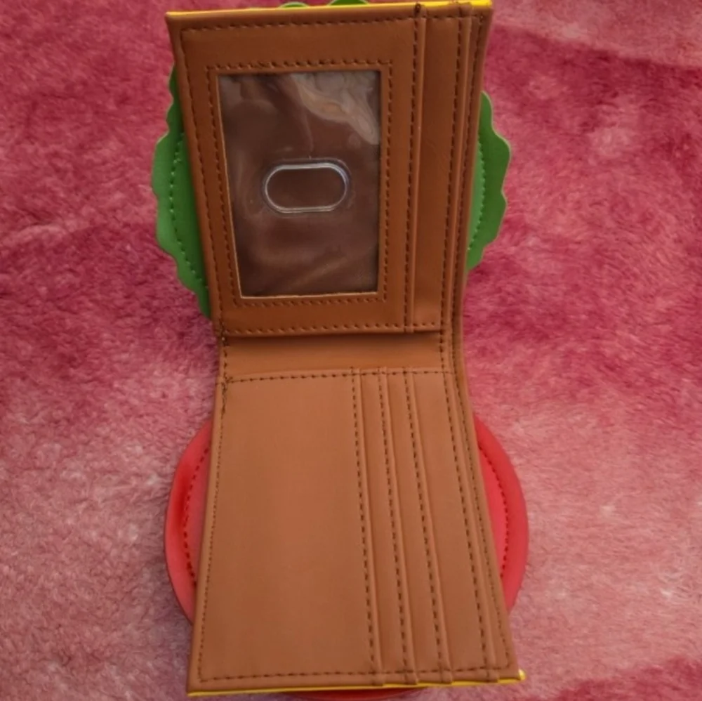 New Nickelodeon Spongebob Krabby Patty Anime Manga Leather Wallet